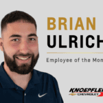 Brian Ulrich Employee of the Month Knoepfler Chevrolet