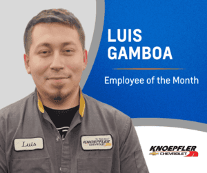 Knoepfler Chevrolet Technician Luis Gamboa