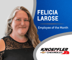 Photo for Felicia LaRose Knoepfler Chevrolet EOM
