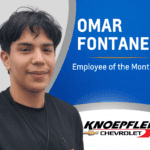 Omar Fontanez Employee of the Month graphic