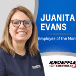 Employee of the Month Juanita Evans