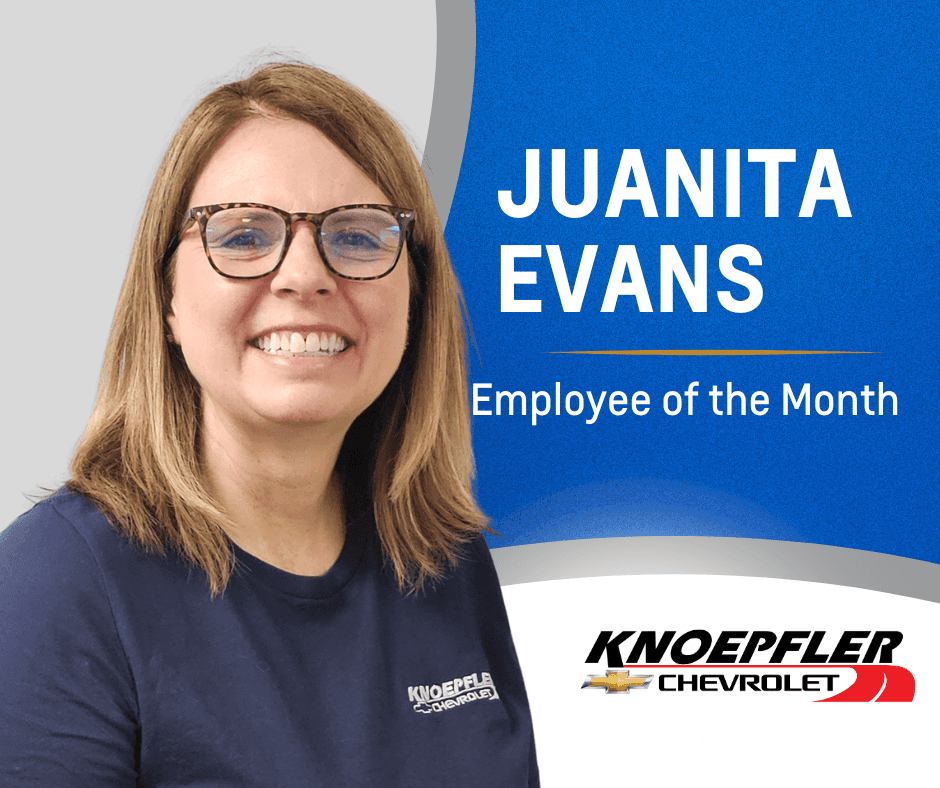 Employee of the Month Juanita Evans