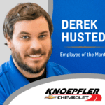 Knoepfler Chevrolet Service Advisor Derek Husted Named Employee of the Month