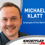 Michael Klatt Sioux Citys Chevy Salesman Employee of the Month