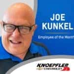 Sioux City Parts Employee of the Month Joe Kunkel