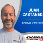 Body Shop Technician Juan Castaneda Knoepfler Chevrolet Employee of the Month