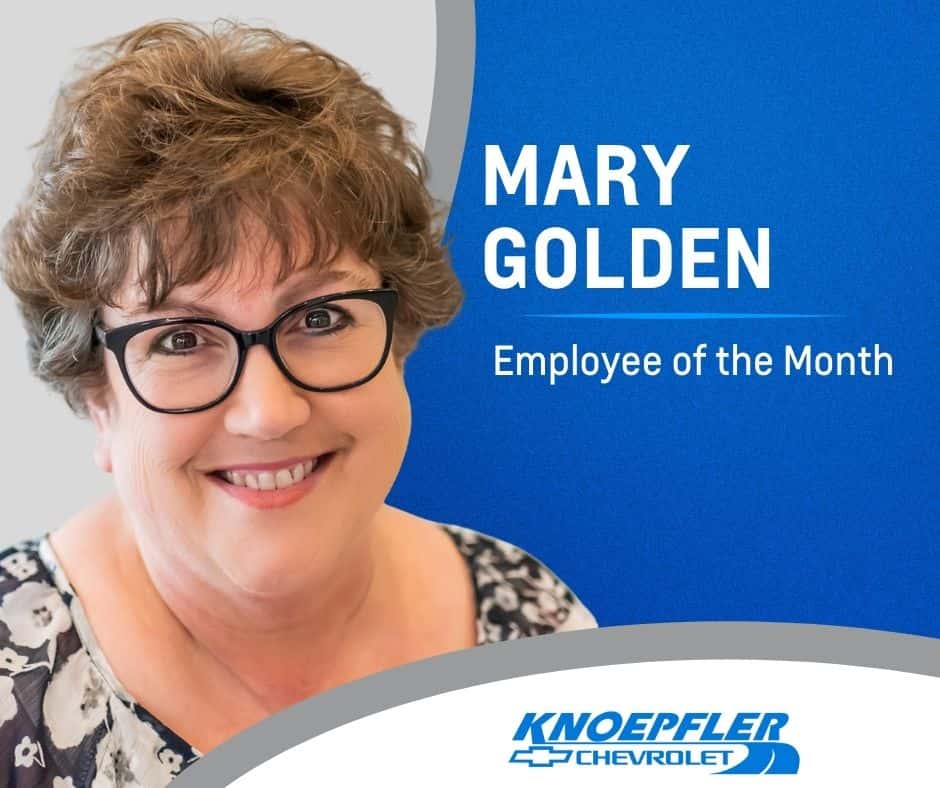 Mary Golden Smiling for Award Photo