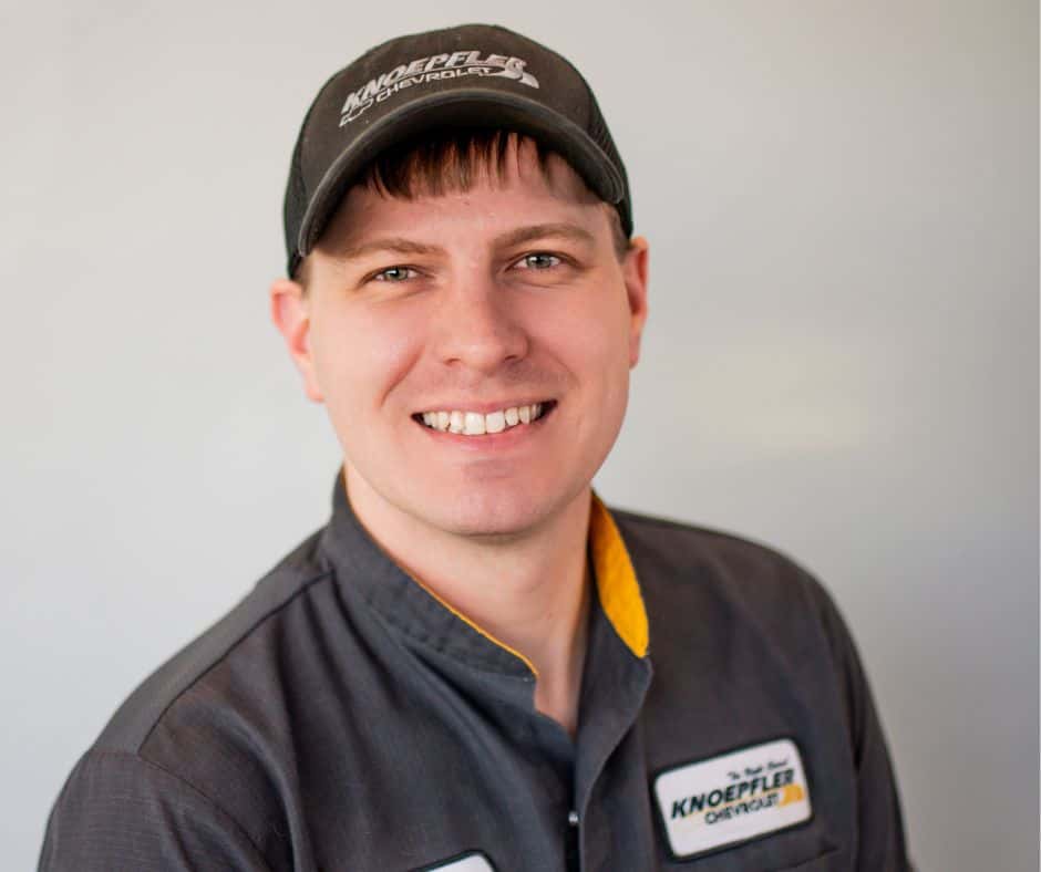 Matt Grant, GM World Class Technician and Fleet & Commercial Service Manager at Knoepfler Chevrolet in Sioux City, Iowa