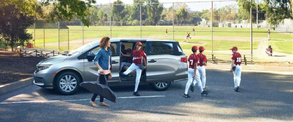 Family at Baseball Practice in Odyssey