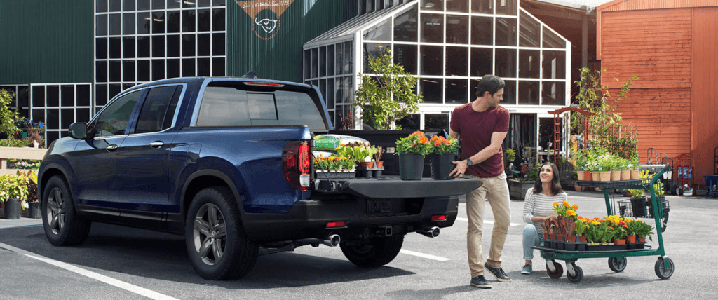 2021 Honda Ridgeline Hauling Plants