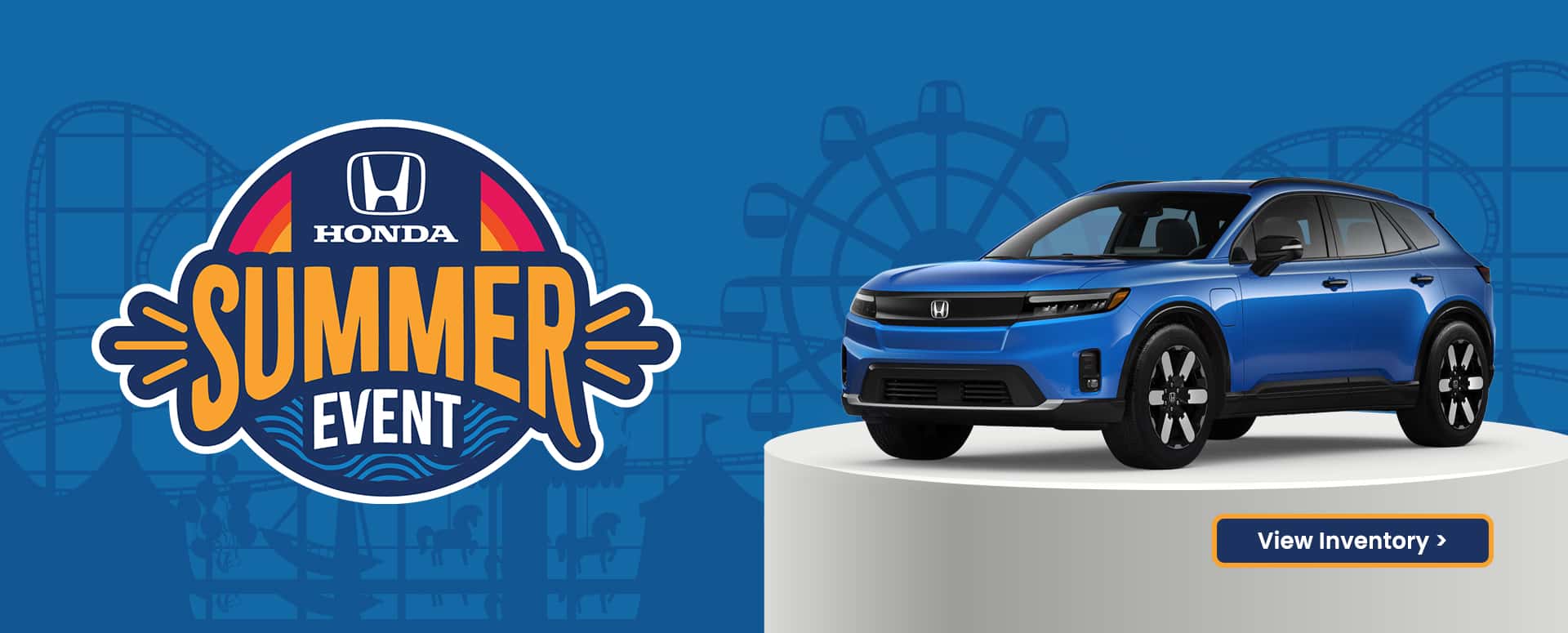 Blue Honda Summer Sales Event