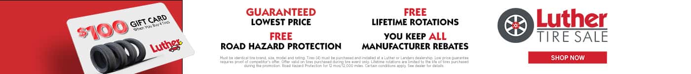 Luther Tire Sale