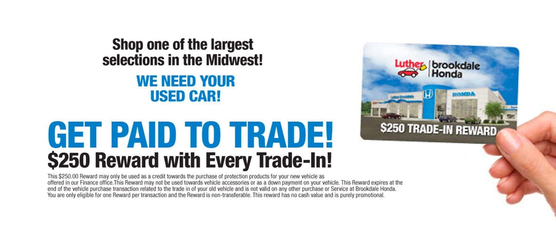 Vehicle Upgrade Program Luther Brookdale Honda