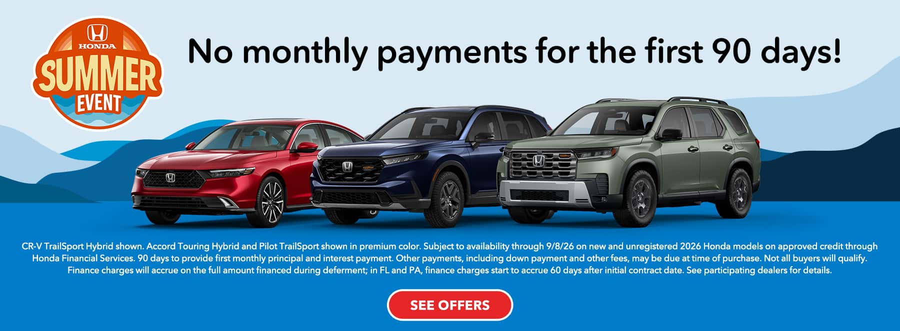 Honda Summer Sales Event