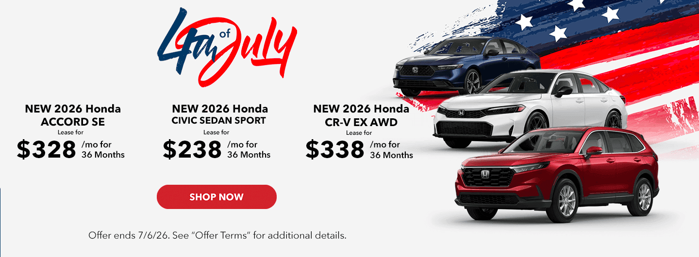 Accord, Civic, CR-V