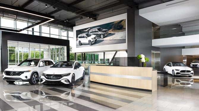 Sewell Mercedes-Benz of West Houston Showroom