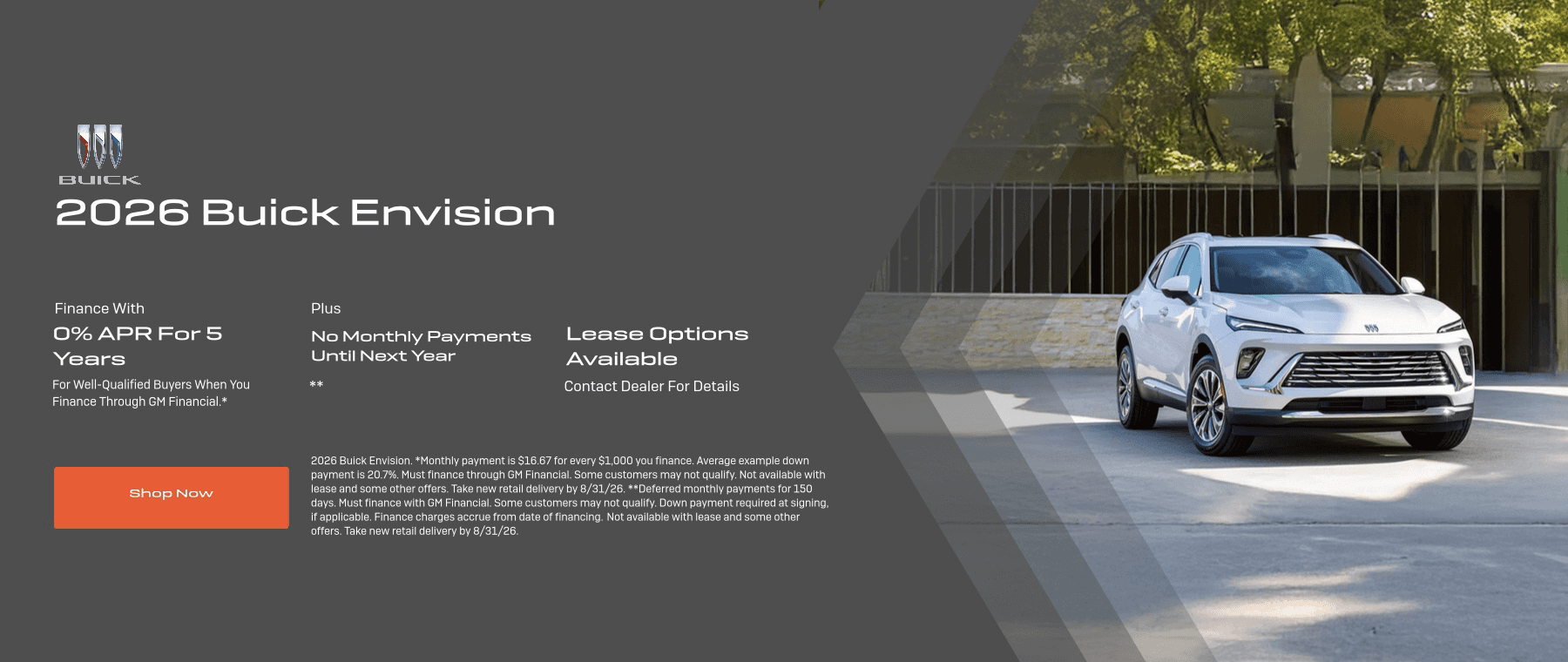 August 2026 Buick Envision Offer