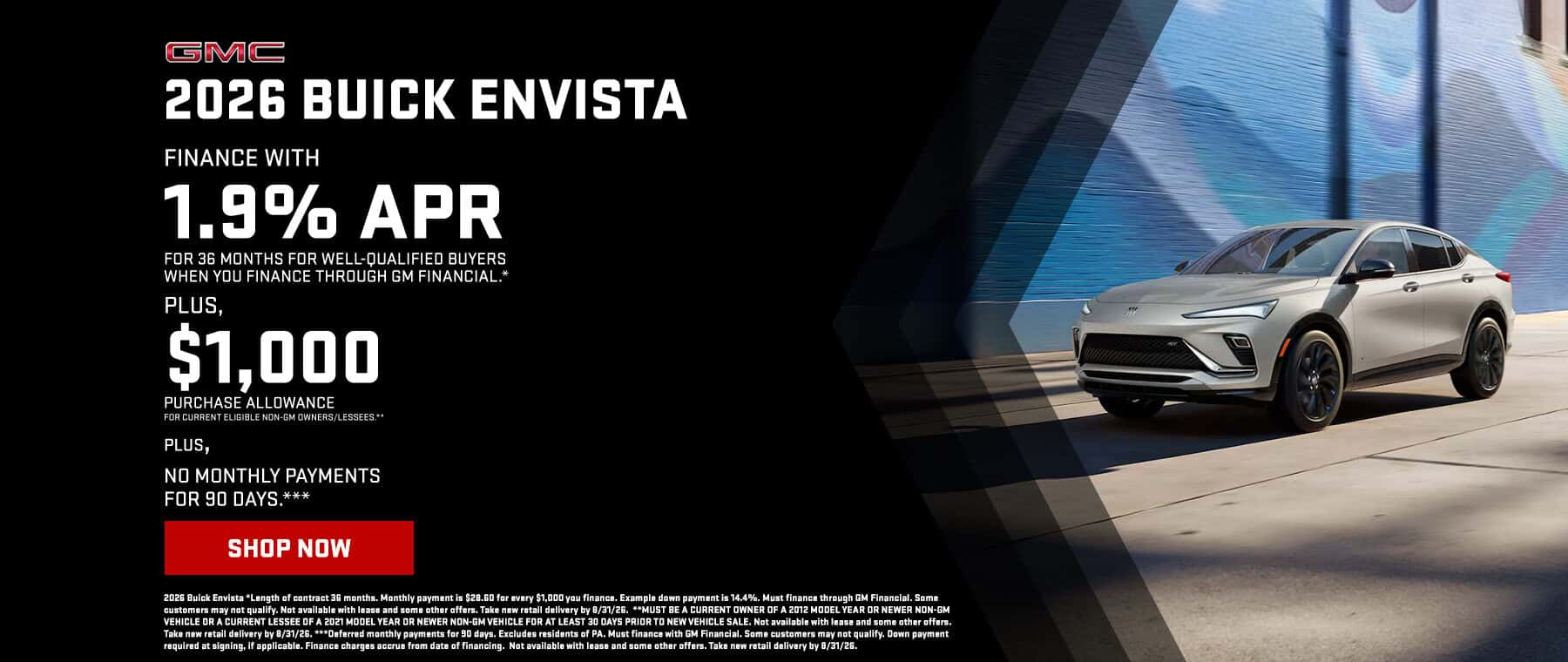 Aug 2026 Envista Offer