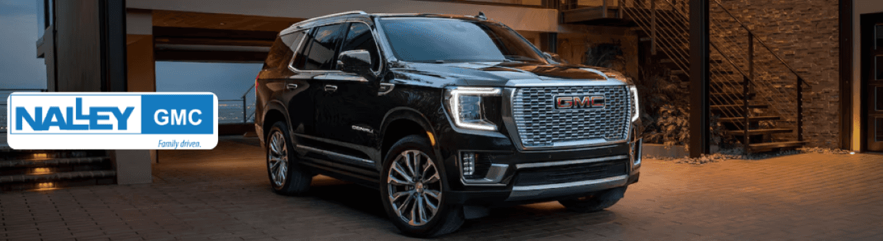 A photo of a sleek GMC Yukon to portray the available inventory for sale at Nalley Brunswick GMC dealership.