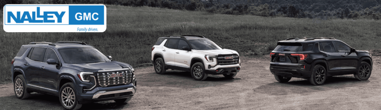 A photo to promote the sale of new GMC vehicles available at Nalley GMC in Brunswick, GA