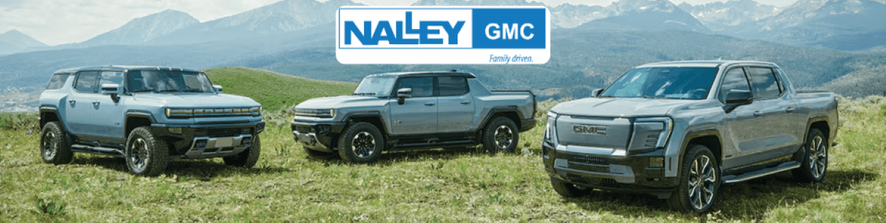 A photo to promote the savings on new GMC vehicles at Nalley GMC in Brunswick, GA