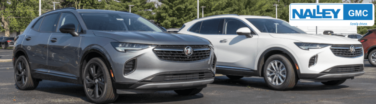 A sleek used SUV parked outside Nalley GMC in Brunswick, GA