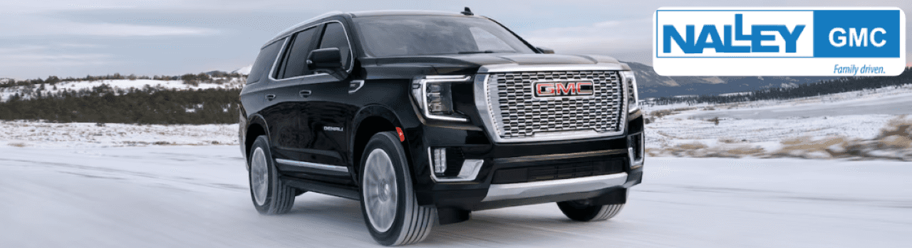 A sleek 2024 GMC Yukon Denali, perfect for a comfortable and thrilling drive.