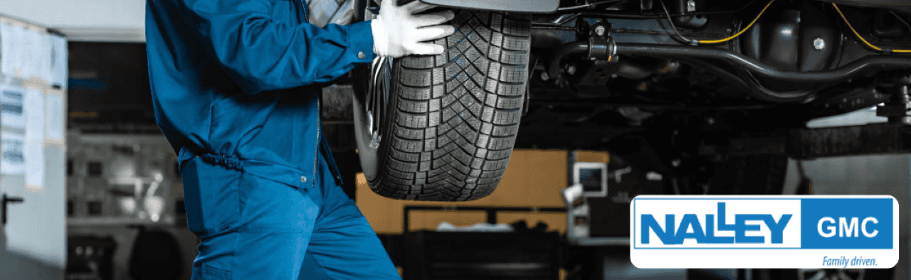 A photo to promote expert technicians providing top-notch GMC service and repair at Nalley GMC in Brunswick, GA.