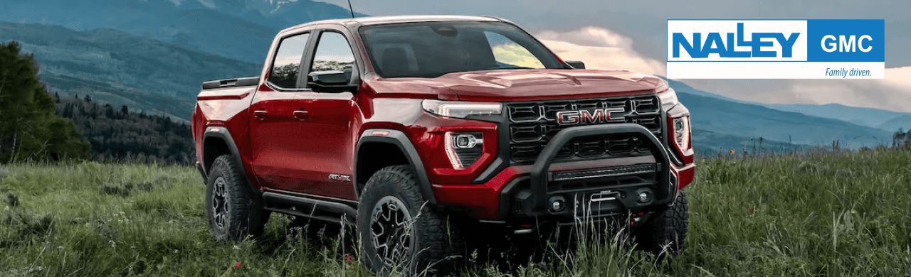 GMC Vehicles showcased by Nalley GMC dealership.