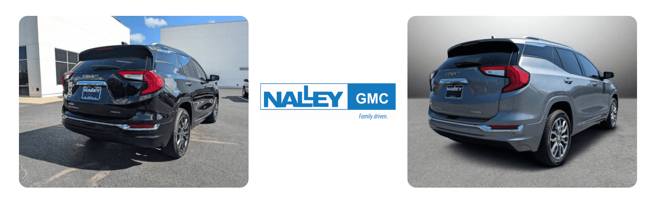 Nalley GMC dealership showcasing a variety of GMC vehicles.