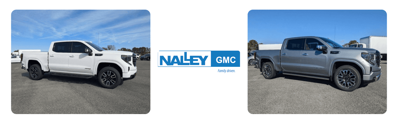 A rugged used GMC Sierra parked at Nalley GMC in Brunswick, GA, ready for a test drive.