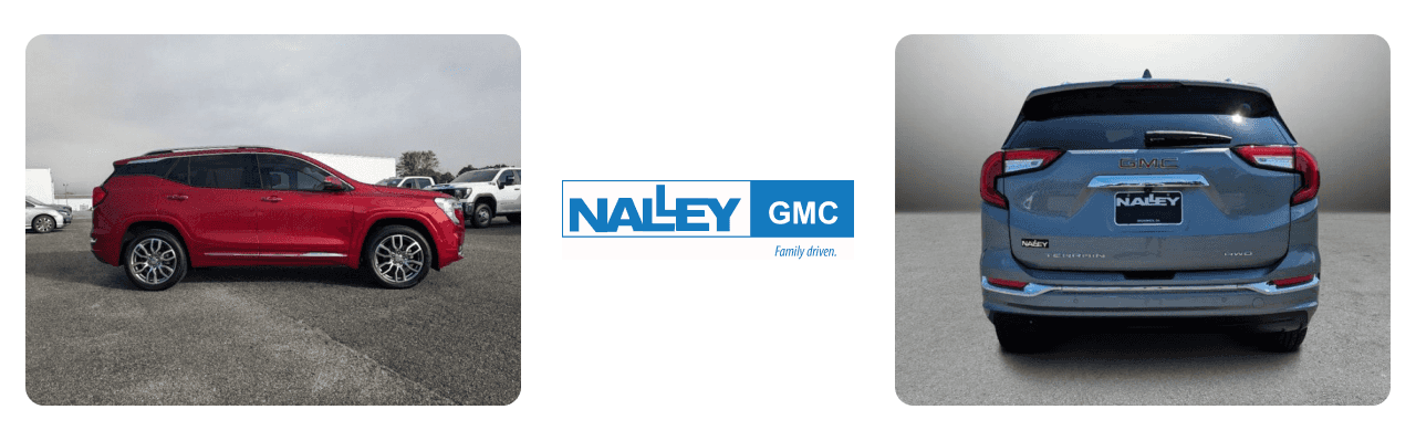 Nalley GMC dealership in Brunswick, GA, showcasing a customer-friendly lot with the latest GMC SUVs available for test drives.