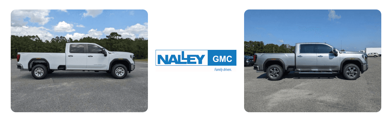 GMC Trucks at Nalley GMC near Savannah’s scenic River Street.