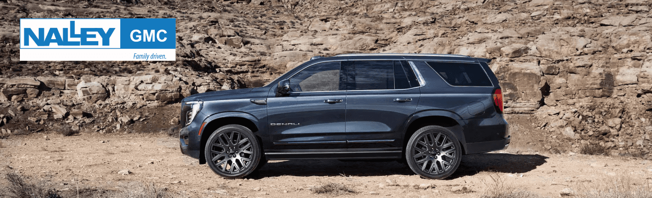 Certified Pre-Owned Yukon Denali parked outside Nalley GMC Brunswick.