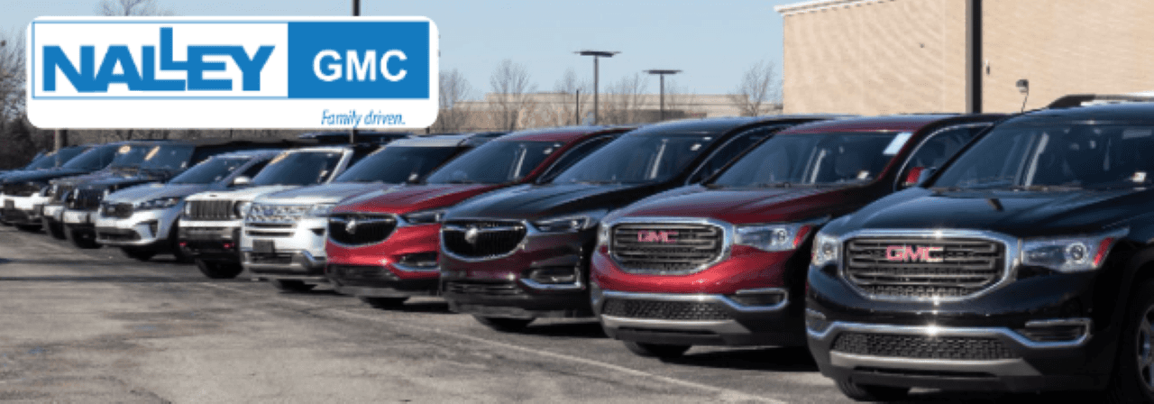 Used GMC SUVs and trucks on display at Nalley Brunswick GMC for Valdosta car buyers