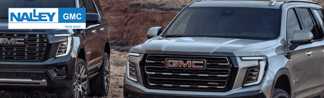 Sleek exterior of a GMC Yukon parked at Nalley Brunswick GMC dealership