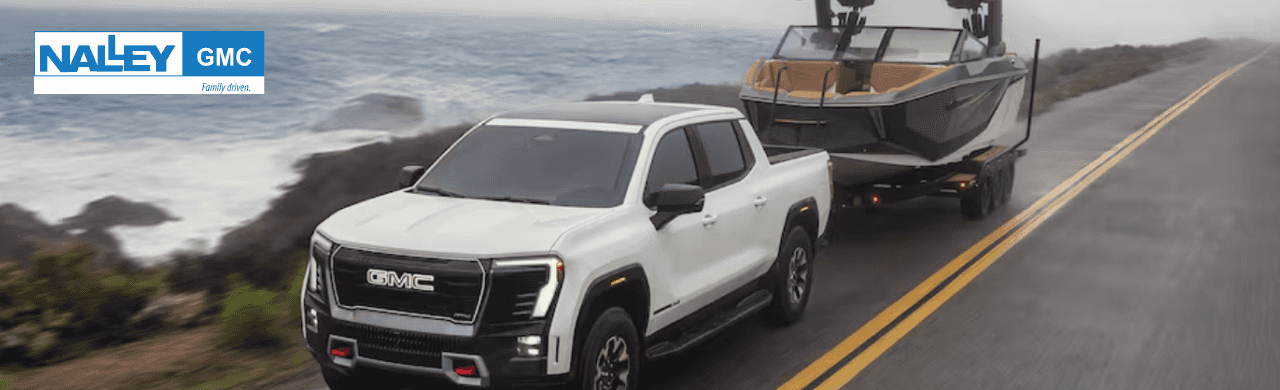 GMC Sierra EV driving
