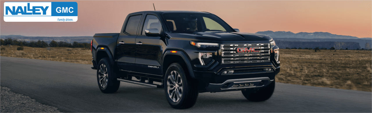 GMC Canyon automatic in Brunswick, GA. Test drive, tech, and comfort features at Nalley Brunswick GMC.