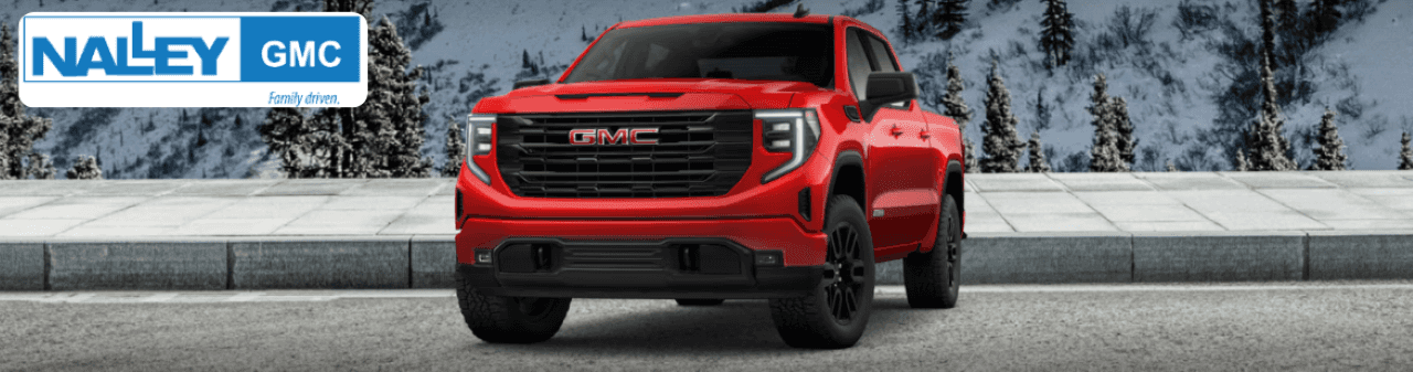 The 2025 GMC Sierra driving along the Georgia coastline, showcasing its bold new design and off-road stance.