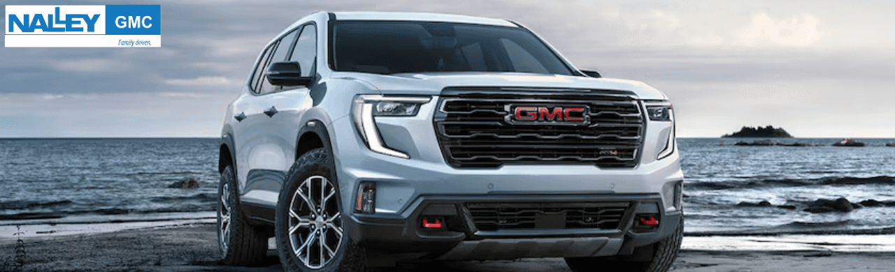 2026 GMC Acadia Denali Ultimate exterior parked near the Georgia coast