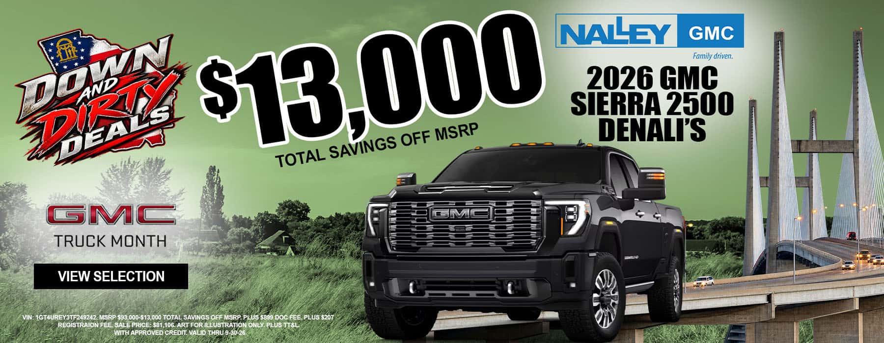 2026 GMC 2500 SIERRA DENALI - $13,000 OFF MSRP