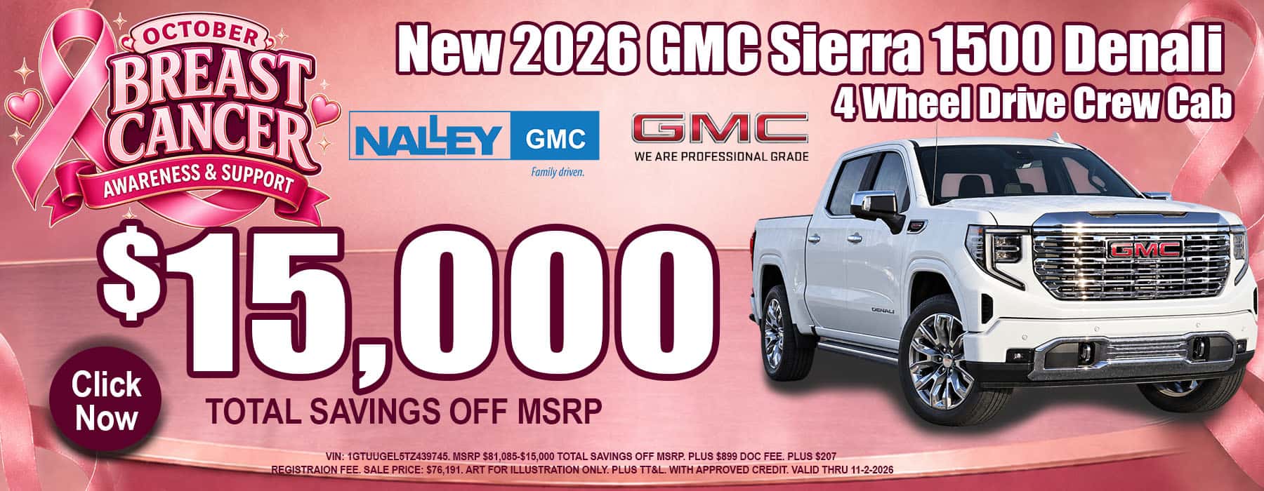 $15,000 Off 1500 Denali