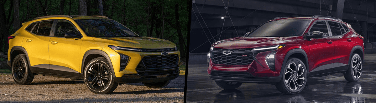 2025 Chevrolet Trax and 2024 Chevrolet Trax