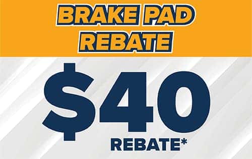 Brake Pad Rebate