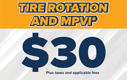 Tire Rotation and MPVI*