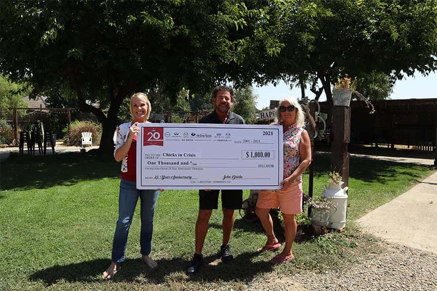 foranyauto donation photo to chicks in crisis