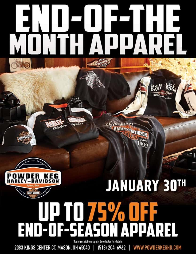 EndOfTheMonth Apparel Powder Keg HarleyDavidson