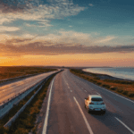 vehicle driving on highway