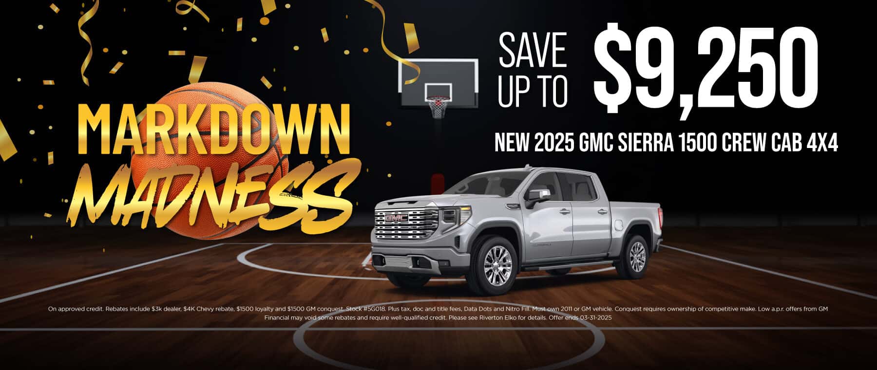 save up to $9,250 on the new 2025 gmc sierra 1500 crew cab 4X4 2