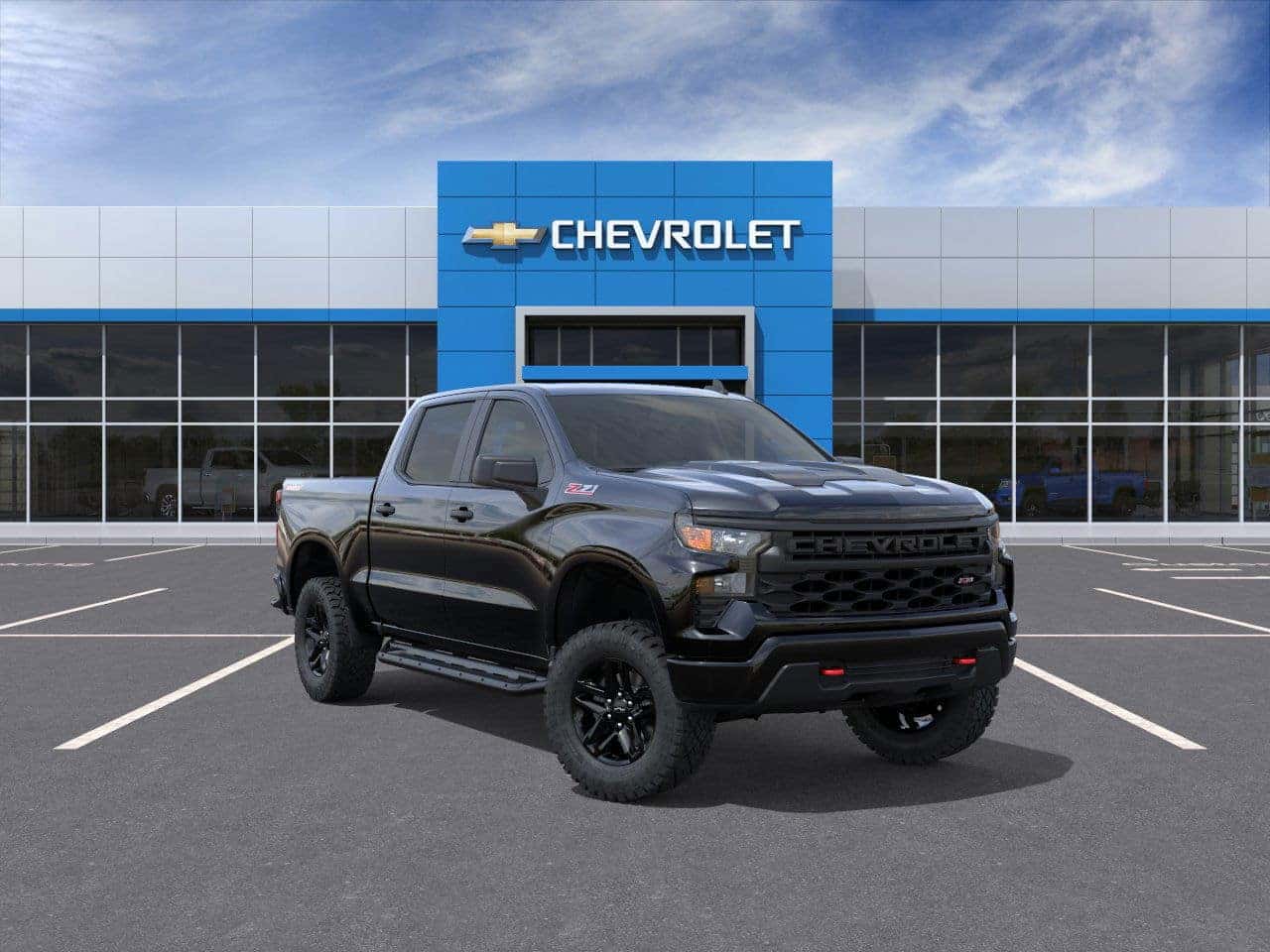 2025 Chevrolet Silverado 1500 Custom Trail Boss parked in Thomasville, AL